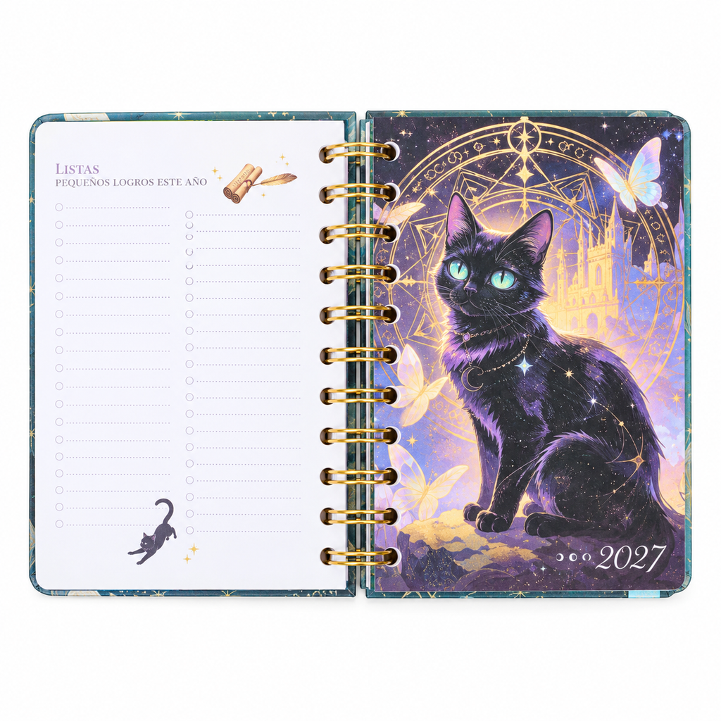 Agenda 2027 Gatitos Mágicos 🌙🐈‍⬛✨