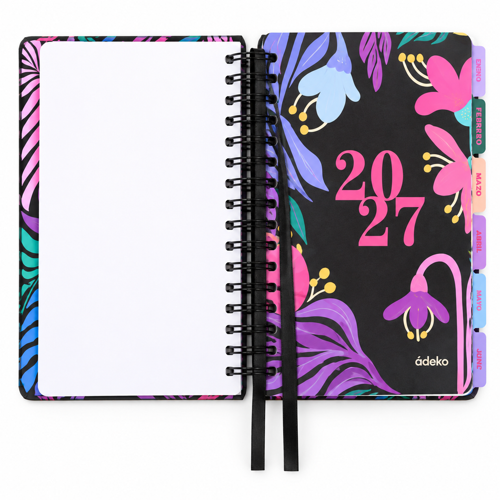 Agenda 2027 Flores Vibrantes 🌺💜✨