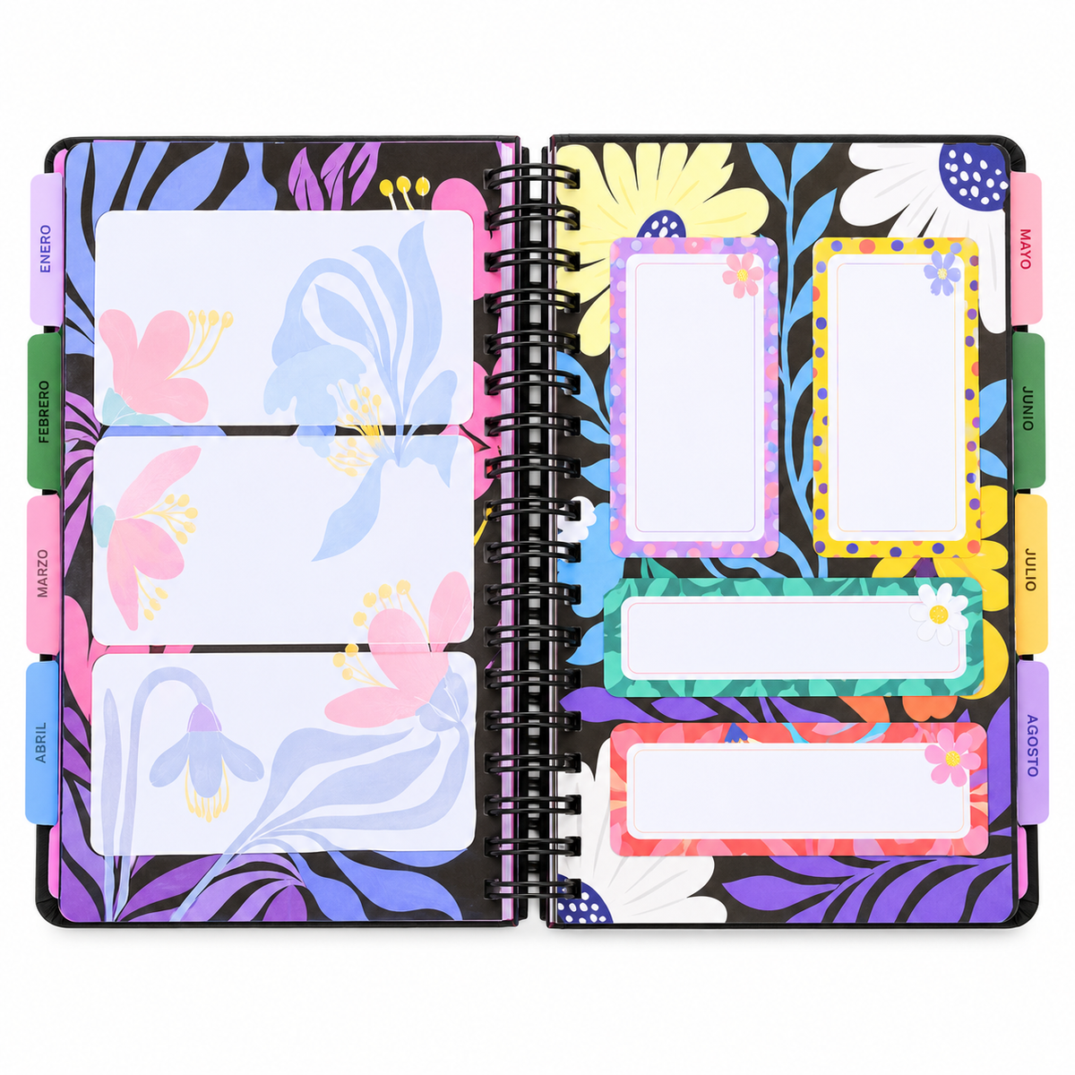 Agenda 2027 Flores Vibrantes 🌺💜✨
