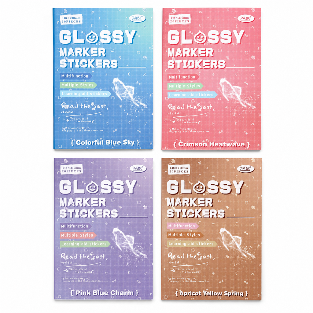 Libro de Stickers Glossy Marker