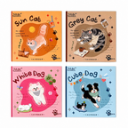 Set de Stickers PET Gatitos y Perritos