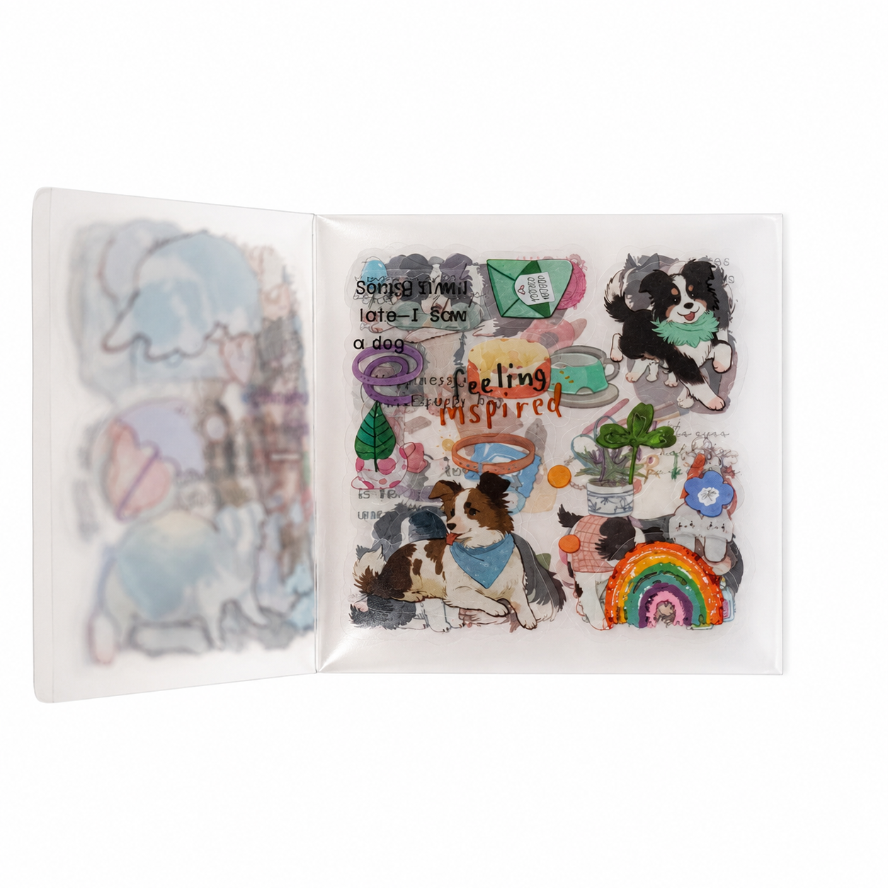 Set de Stickers PET Gatitos y Perritos