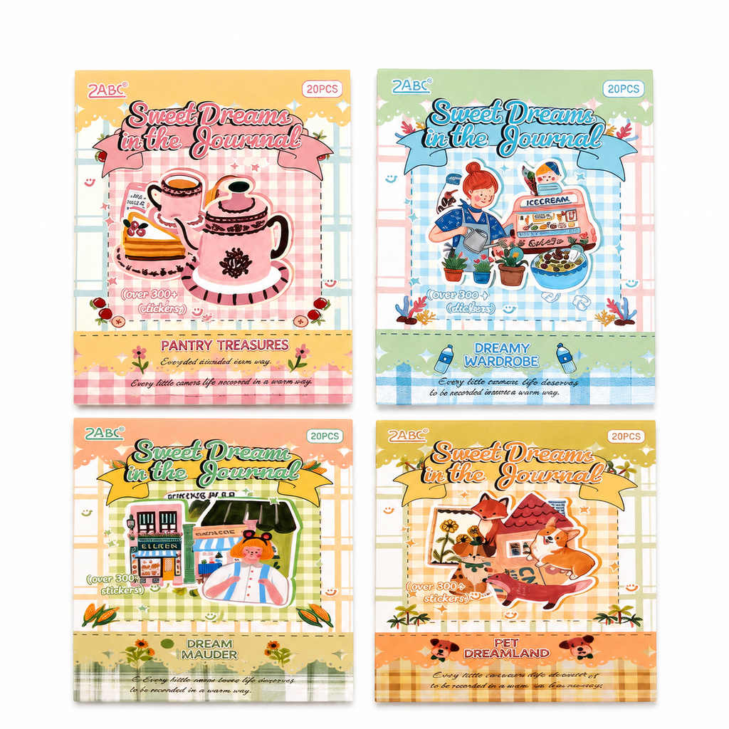 Libro de Stickers PET Sweet Dreams in the Journal