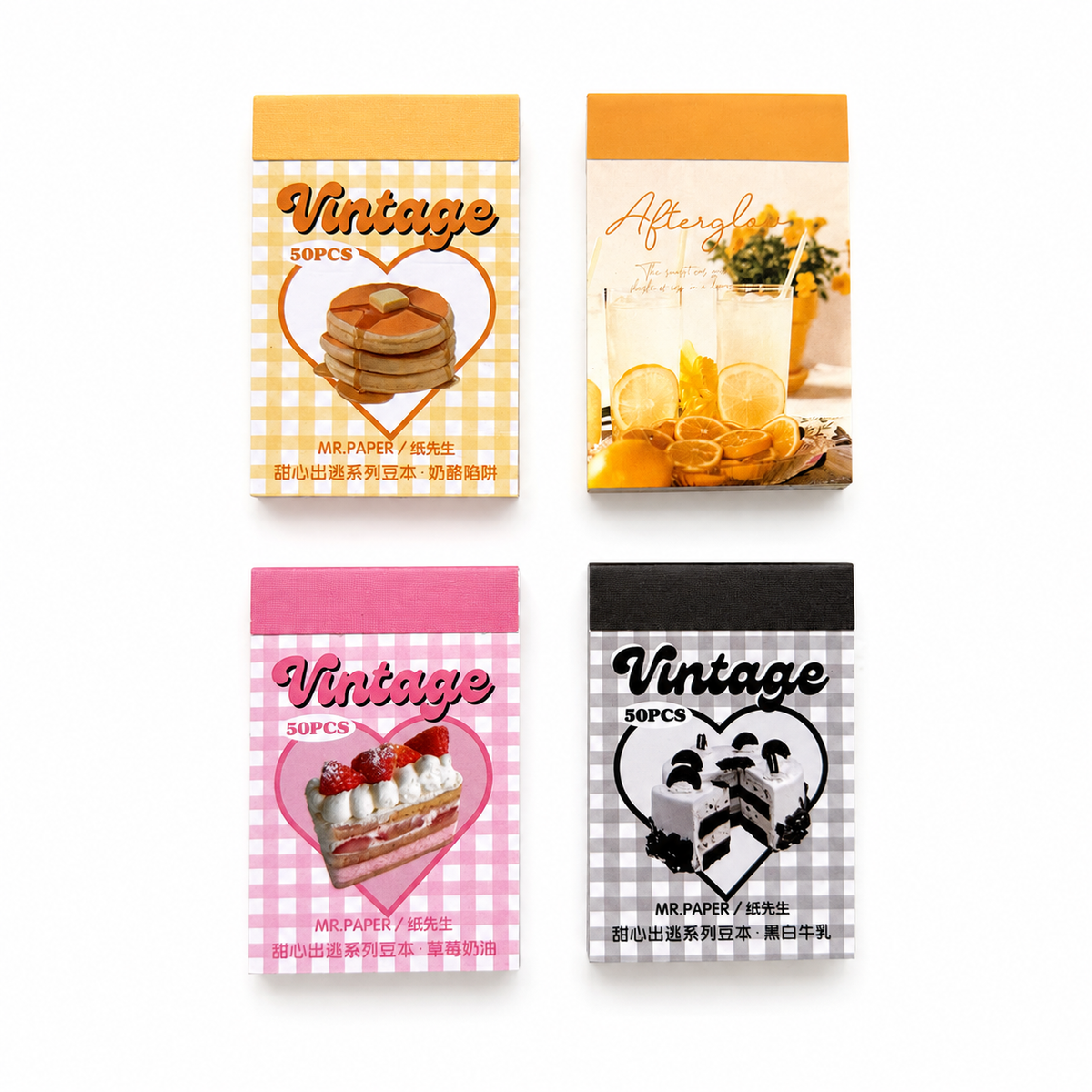 Set de 4 Mini Libritos de Stickers Decorativos
