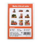 Stickers PET Daily Life of Cats – 15 piezas