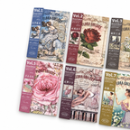Libro de Papeles Vintage Flora Collect – 40 piezas