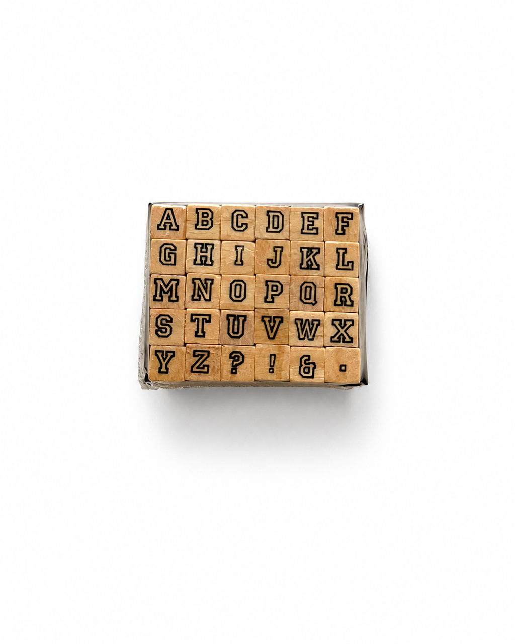 Sello Abecedario - Madera - Importado