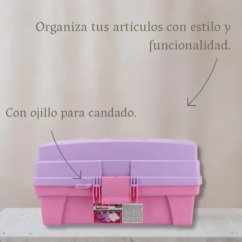 Caja Organizadora Multiusos con Compartimentos y Espejo