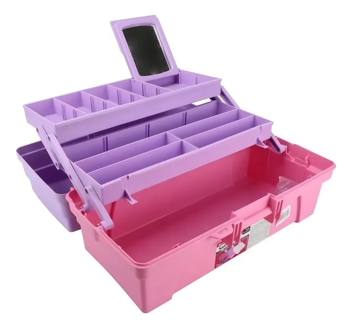 Caja Organizadora Multiusos con Compartimentos y Espejo