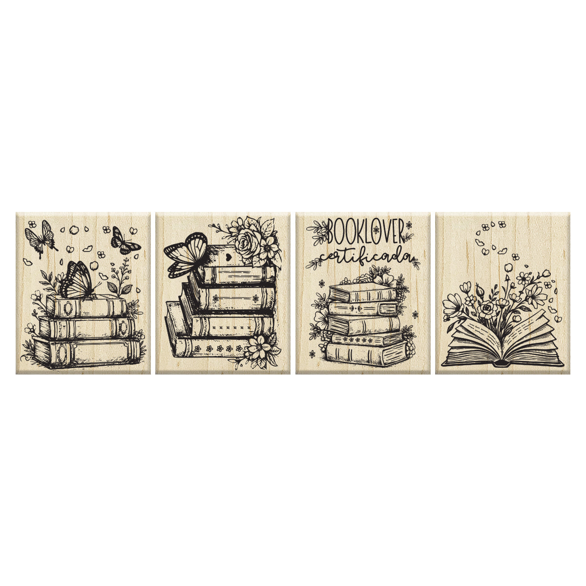 Set de Sellos Booklover