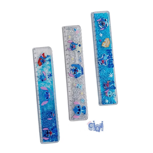 Regla de Agua con Glitter Stitch